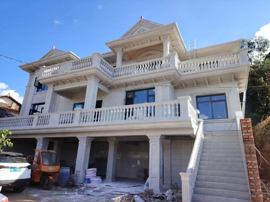 水包砂仿石漆 打造別墅外墻與室內(nèi)外的優(yōu)雅裝飾